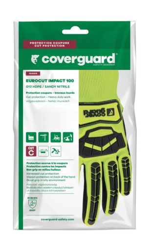 1CHIC60010    ÚJ!   EUROCUT IMPACT 100 SÁRGA BEÜTŐDÉS ELLENI VÉDŐKESZTYŰ_08-11 ig (G)