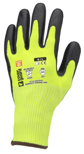 1CHLD00007_11    EUROCUT STRONG L440 SÁRGA/FEKETE TDM C LATEX KESZTYŰ_07-11 ig (G)
