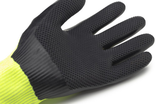1CHLD00007_11    EUROCUT STRONG L440 SÁRGA/FEKETE TDM C LATEX KESZTYŰ_07-11 ig (G)