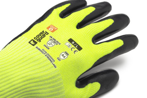 1CHLD00007_11    EUROCUT STRONG L440 SÁRGA/FEKETE TDM C LATEX KESZTYŰ_07-11 ig (G)