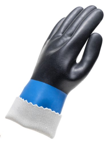 1CHNE30007_11 ÚJ! EUROCHEM NE530 FEKETE NEOPRÉN VEGYSZERÁLLÓ VÉDŐKESZTYŰ_7-11 ig (G)