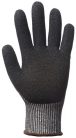 1CRHB06    EUROCUT 5 SZÜRKE VÁGÁSBIZT.TENYERÉN FEKETE KREPP LATEX_6   (G)