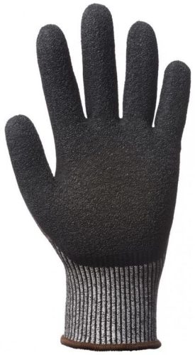 1CRHB06    EUROCUT 5 SZÜRKE VÁGÁSBIZT.TENYERÉN FEKETE KREPP LATEX_6   (G)