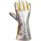 2225 HEGESZTŐKESZTYŰ, SÁRGA HASÍTÉKBŐR, ALUMINIZÁLT HÁTRÉSZ 
