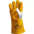 2225 HEGESZTŐKESZTYŰ, SÁRGA HASÍTÉKBŐR, ALUMINIZÁLT HÁTRÉSZ