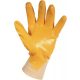2277-2281    TENYÉREN MÁRTOTT SÁRGA NITRIL KESZTYŰ_7-11   (G)