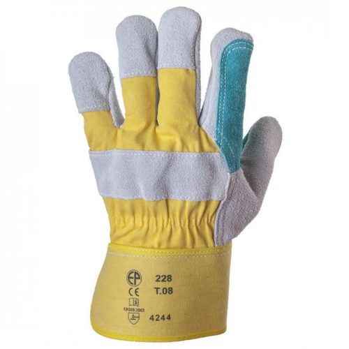 228-232    BŐRKESZTYŰ, 4244, DUPLA HASÍTÉKBŐR TENYÉR /SÁRGA VÁSZON_8-12   (G)