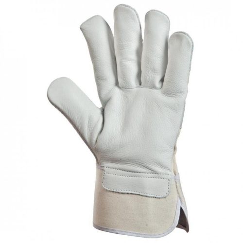 280-280L    BŐRKESZTYŰ, SZÜRKE SZÍNMARHA/FEHÉR VÁSZON KÉZHÁT_10-12 (csgt)   (G)