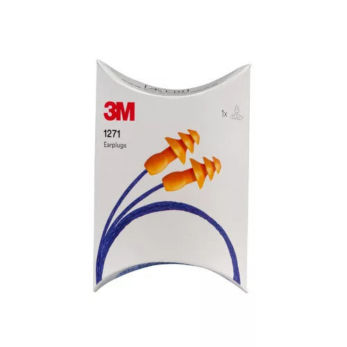 3M 1271 TÖBBSZÖR HASZNÁLHATÓ ZSINÓROS FÜLDUGÓK SNR 25DB   (G) (3M)