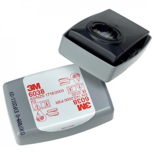 3M 6038 P3 SZŰRŐBETÉT, MÉRGEZŐ RÉSZECSKÉK+HF ELLEN+O3   (3ME)3M
