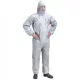 40902-40905  TYCHEM F SZÜRKE VEGYSZERÁLLÓ OVERÁL M-XXL   (G)