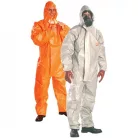 40902-40905  TYCHEM F SZÜRKE VEGYSZERÁLLÓ OVERÁL M-XXL   (G)