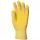 4640-4645    KÖTÖTT VÉKONY SÁRGA KEVLAR KESZTYŰ PETTYEKKEL, VÁGÁSBIZTOS_7-9   (G)