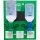 Actiomedic EYE CARE Double II fali szemkimosó állomás 1 x 500 ml 0.9% nátrium-klorid oldattal + 1 x 250 ml BioPhos74 foszfát-puffer oldattal