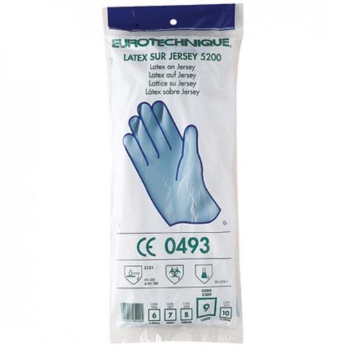 5219-5220    MÁRTOTT KÉK GUMIKESZTYŰ, ÉRDES, 30CM/1,3MM, VEGYSZERÁLLÓ_910   (G)