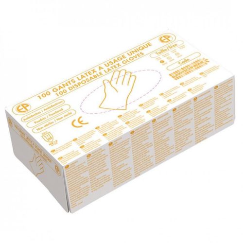 5806-5812    LATEX VIZSGÁLÓ KESZTYŰ  PÚDEROZOTT_S-XL   (G)