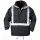 Coverguard  5BODNS-5BODNXXXL     BODYGUARD FEKETE 4/1 TÉLIKABÁT, FÉNYVISSZAVERŐ CSÍKKAL_S   (G)