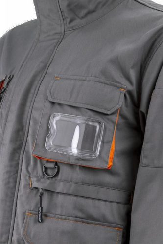 Coverguard  5PAV1500XS-5PAV1506XL     ÚJ! PADDOCK II MUNKAKABÁT SZÜRKE_NARANCS_XS-6XL   (G)