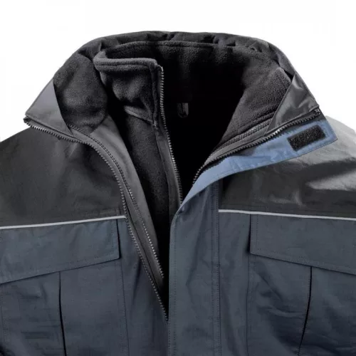 Coverguard  5RIBBS-5RIBBXXXL     RIPSTOP 4/1 KABÁT KÉK/FEKETE_S-XXXXL   (G)