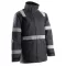   Coverguard  5SEC01000S-5SEC0103XL     SECURITE FEKETE TÉLIKABÁT FÉNYVISSZAVERŐ CSÍKOKKAL_S-3XL   (G)