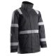 Coverguard  5SEC01000S-5SEC0103XL     SECURITE FEKETE TÉLIKABÁT FÉNYVISSZAVERŐ CSÍKOKKAL_S-3XL   (G)