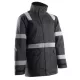Coverguard  5SEC0102XL     SECURITE FEKETE TÉLIKABÁT FÉNYVISSZAVERŐ CSÍKOKKAL_2XL   (G)