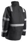 Coverguard  5SEC01000S-5SEC0103XL     SECURITE FEKETE TÉLIKABÁT FÉNYVISSZAVERŐ CSÍKOKKAL_S-3XL   (G)
