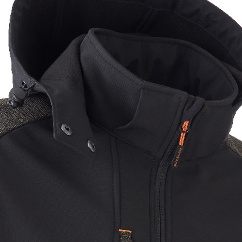 Coverguard  5YKY31000S-5YKY3103XL     YUKI II SOFTSHELL DZSEKI FEKETE / NARANCS_S-03XL   (G)