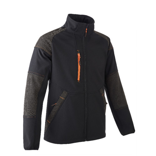 Coverguard  5YKY31000S-5YKY3103XL     YUKI II SOFTSHELL DZSEKI FEKETE / NARANCS_S-03XL   (G)