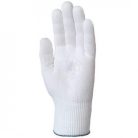 Coverguard  6006-6011   KÖTÖTT RUGALMAS, ÖTSZÁLAS, FEHÉR NYLON SZERELŐKESZTYŰ   (G)