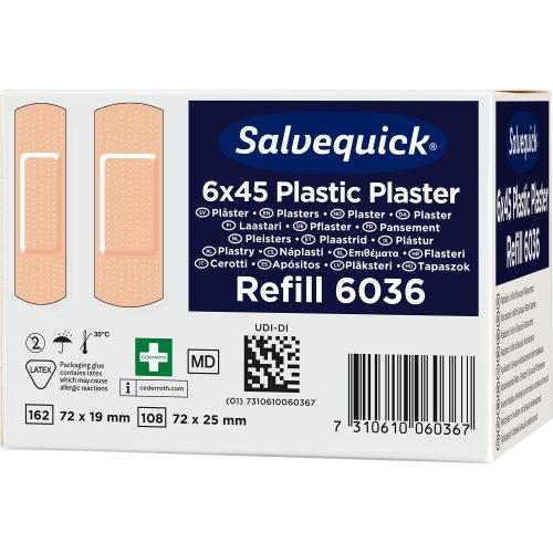 6036NOR Cederroth Salvequick műanyag sebtapasz utántöltő