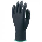 Coverguard  6637-6640    SZERELŐSZERELŐKESZTYŰ, PES, FEKETE HP HABOSÍTOTT PVC TENYÉRREL_7-10   (G)