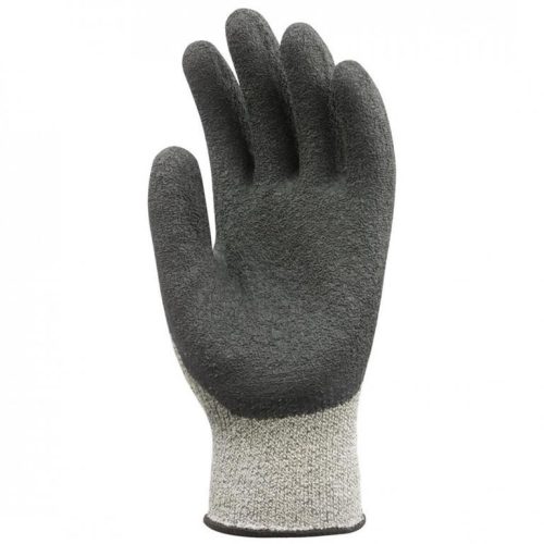 6927    TAEKI5 VÁGÁSBIZTOS SZERELŐKESZTYŰ, FEKETE LATEX TENYÉR_7   (G)