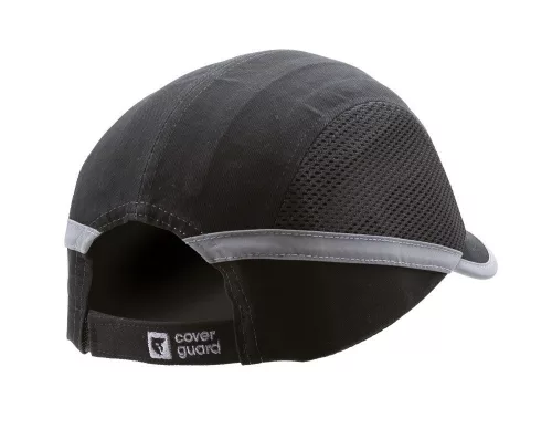6CMS010NSI ÚJ! FEJVÉDŐS BASEBALL SAPKA SZELLŐZŐ BETÉT RÖV. SILD_FEKETE   (G)