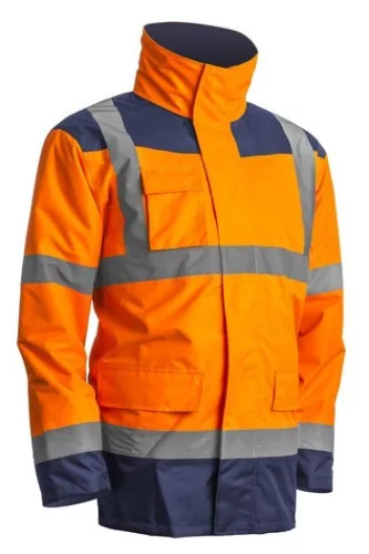 Coverguard  7KANOXS-7KANO6XL     KANATA 4/1 HI-VIZ NARANCS/KÉK PE KABÁT _S-XXXL (csgm)   (G)