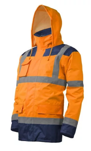 Coverguard  7KANOXS-7KANO6XL     KANATA 4/1 HI-VIZ NARANCS/KÉK PE KABÁT _S-XXXL (csgm)   (G)