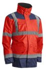 Coverguard  7KANRS-7KANRXXXXL    KANATA 4/1 HI-VIZ PIROS/KÉK PE KABÁT _S-XXXL (csgm)   (G)