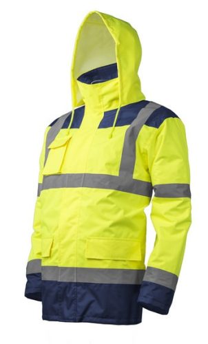 Coverguard  7KANYXS-7KANY6XL     KANATA 4/1 HI-VIZ SÁRGA/KÉK PE KABÁT _S-XXXL (csgm)   (G)