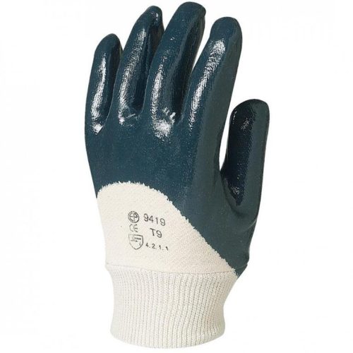 9417-9421    TENYÉREN MÁRTOTT KÉK NITRIL KESZTYŰ_7-11   (G)