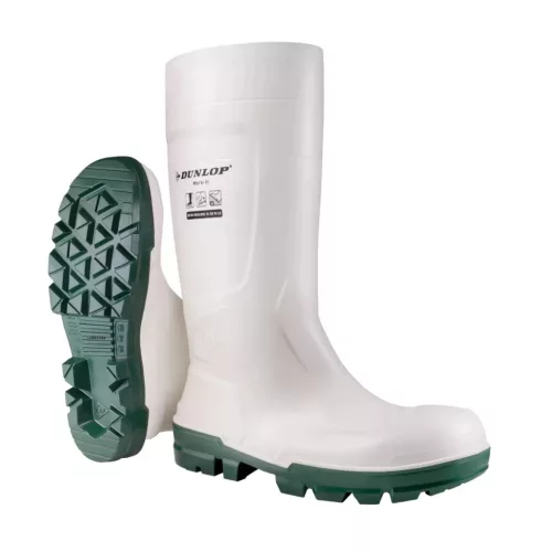 9DWK040037-9DWK040047     DUNLOP WORKIT SAFETY S4 FEHÉR PVC CSIZMA 35-48  (G)