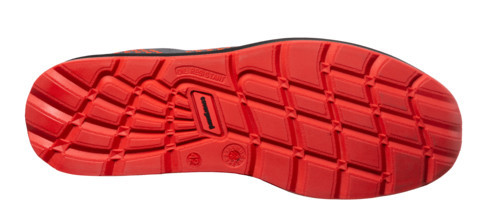 COVERGUARD  9MIL530038-9MIL530047     MILERITE (S1P SRC) SZÜRKE / PIROS / FEKETE CIPŐT 38-47   (G)