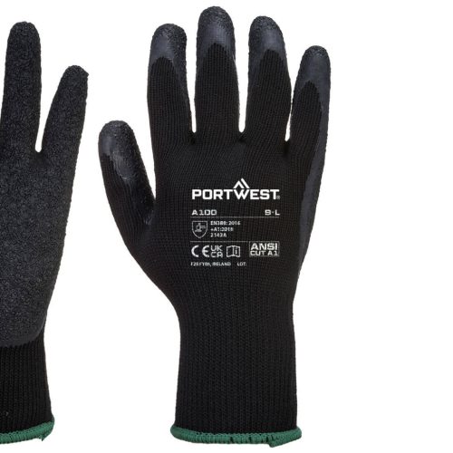 A100K8RM Portwest Mártott latex védőkesztyű