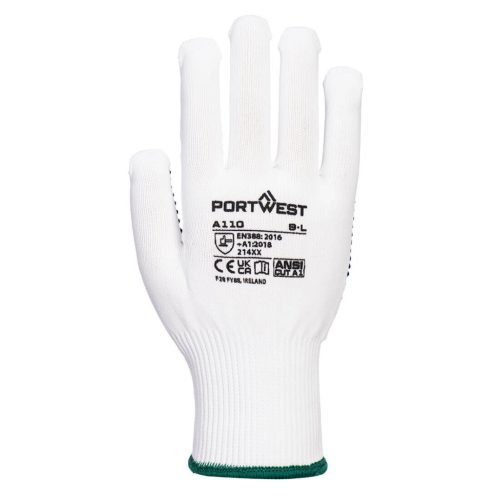 A110WBRXL Portwest Nylon PVC pontozott védőkesztyű
