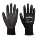 A120BKRM Portwest Nylon védőkesztyű PU tenyérmártott