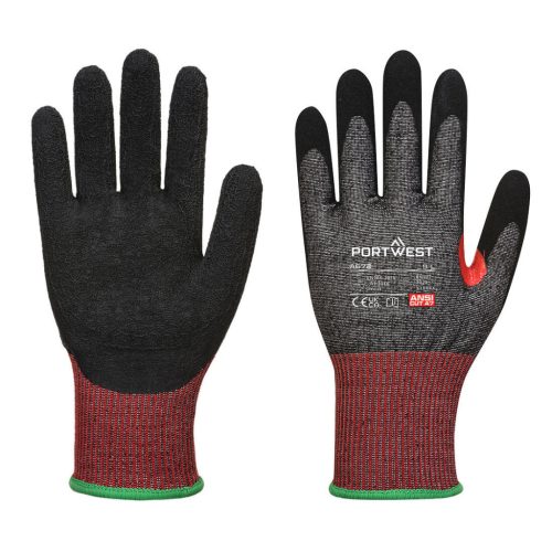 A672K8RM Portwest AHR13 F Dark Nitrile Cut kesztyű
