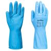 AP76BLUXL Portwest FD Chemical B Latex könnyű kesztyű (12 pár)