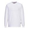 AS22WHRM Portwest Anti -Static ESD Long Sleeve T-Shirt