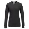 B126BKRS Portwest Women's Thermal T-Shirt Long Sleeve