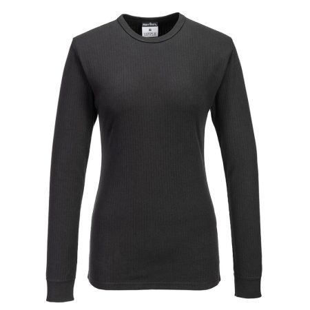 B126BKRS Portwest Women's Thermal T-Shirt Long Sleeve