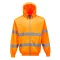 B305ORR4XL Portwest Hi-Vis cipzáros pulóver
